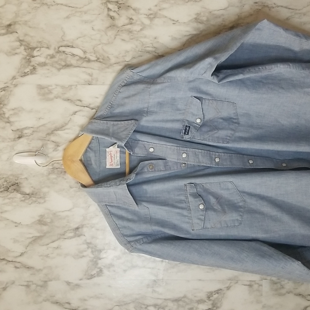 VTG Wrangler Men's Shirt - Picture 3 of 6